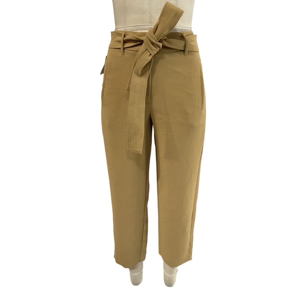 Wilfred Chic Sandy Beige Tie-Front Pants Size 2 - Picture 2 of 5